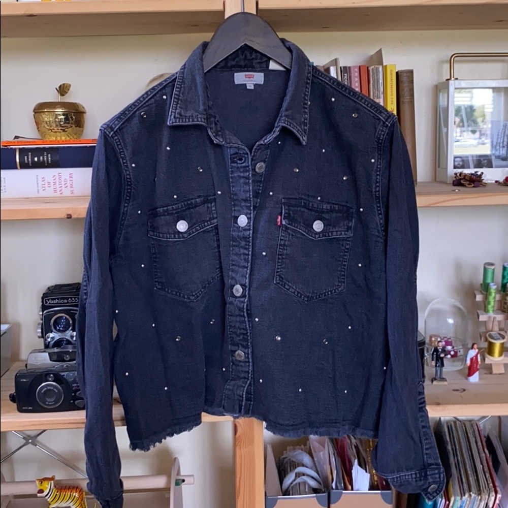 Levi’s black denim shirt